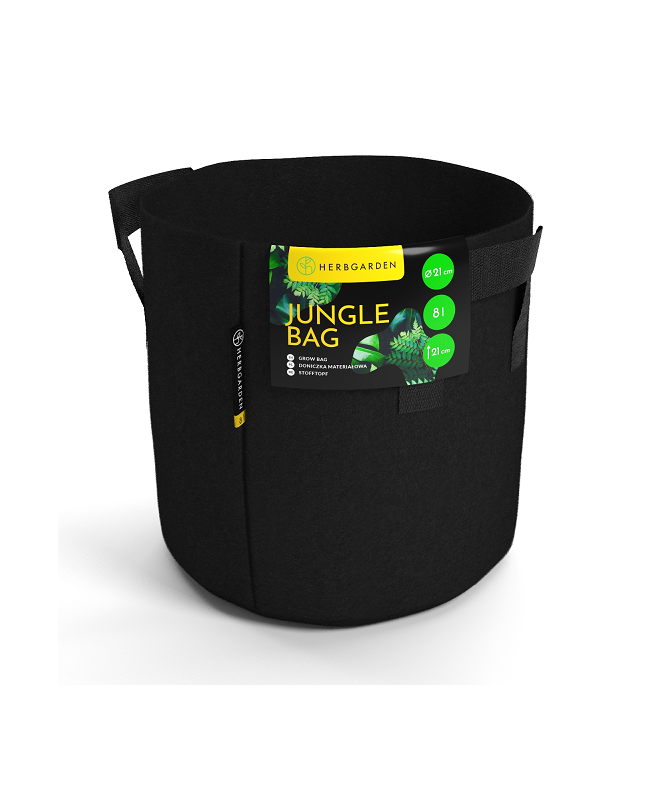 Herbgarden Jungle Bag 8L Round Fabric Pot