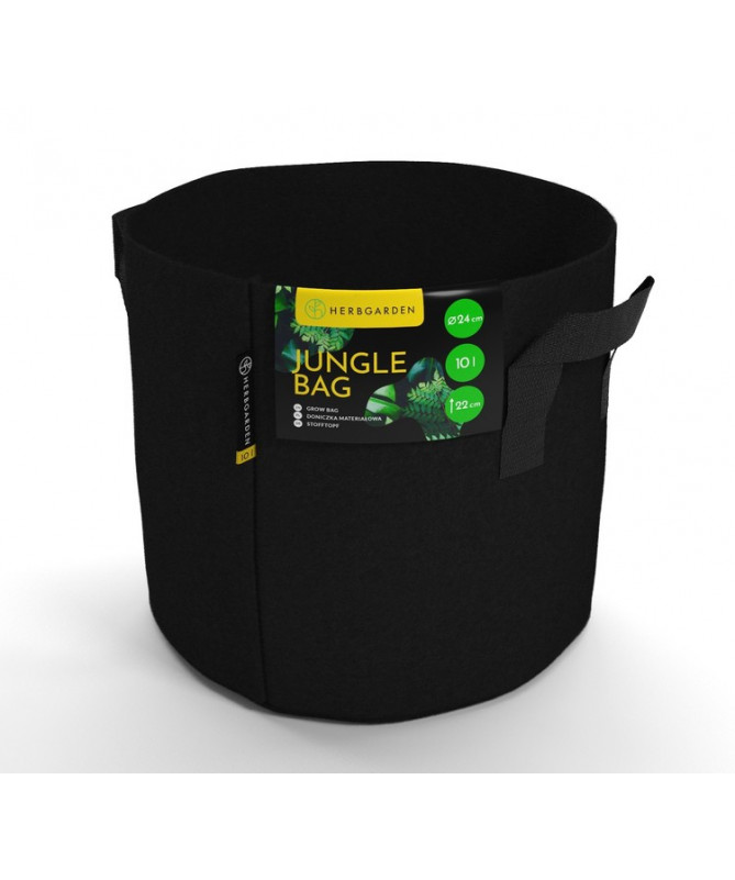 Herbgarden Jungle Bag 10L Round Fabric Pot