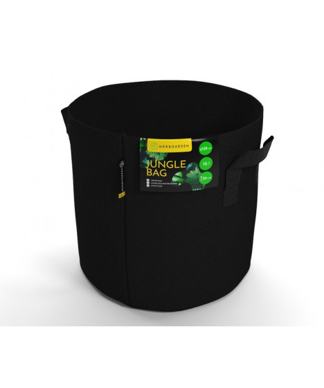 Herbgarden Jungle Bag 16L Round Fabric Pot - 1 -.