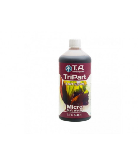 Terra Aquatica / GHE Tri Part Micro Soft 1L (woda miękka) - 1 - Odkryj moc wielofazowego nawozu z serii FloraSeries F.Gro, F.Blo