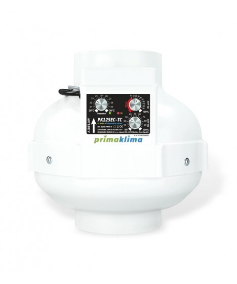 Prima Klima PK125EC-TC TEMP CTRL680M3/H Radial fan. - 1
