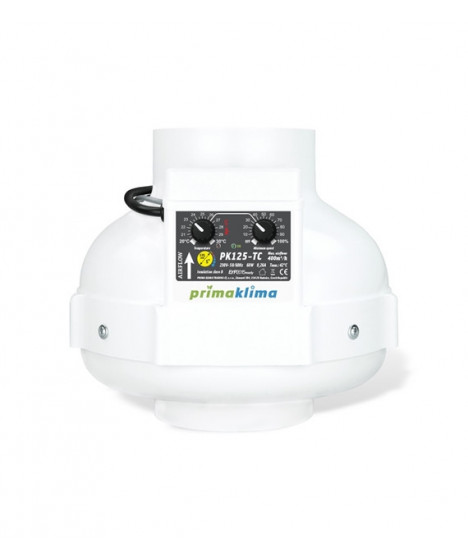 Prima Klima TEMP CTRL 400M3/H, FI125 (PK125-TC) Radialventilator - 1
