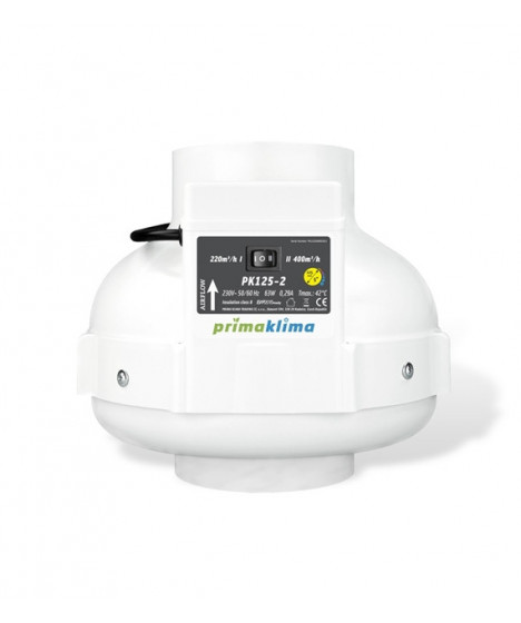 Prima Klima 2-stufig fi125mm 220/400m3 (PK125-2) Radialventilator - 1
